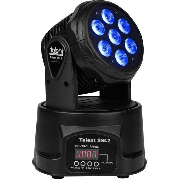 Main product image for Talent SSL2 RGBW LED DMX Mini Moving Head Stage Light244-520